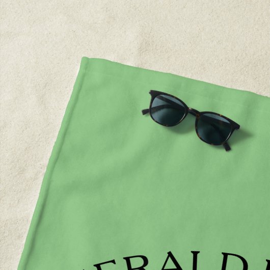 ゴルフデザインモノグラムゴルファーテンプレートタオル ビーチタオル (インサイチュ)