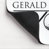 ゴルフデザインモノグラムテンプレート マウスパッド (コーナー)