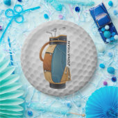 ゴルフデザイン紙パーティープレート ペーパープレート (パーティー)