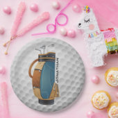 ゴルフデザイン紙パーティープレート ペーパープレート (パーティー)