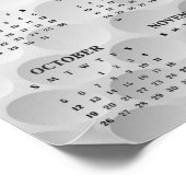 ゴルフデザイン 2025 カレンダーポスター ポスター (角)