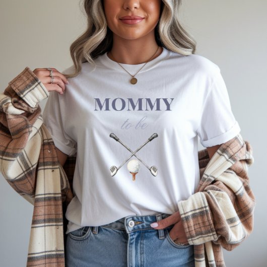 ゴルフデビューおめでとう ベビーシャワー Tシャツ