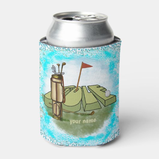 ゴルフデーのクーラー 缶クーラー (缶正面)