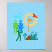 ゴルフデー ポスター (正面)