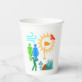 ゴルフデー 紙コップ (裏面)