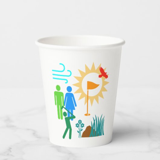 ゴルフデー 紙コップ (裏面)