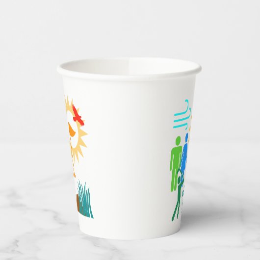 ゴルフデー 紙コップ (左)