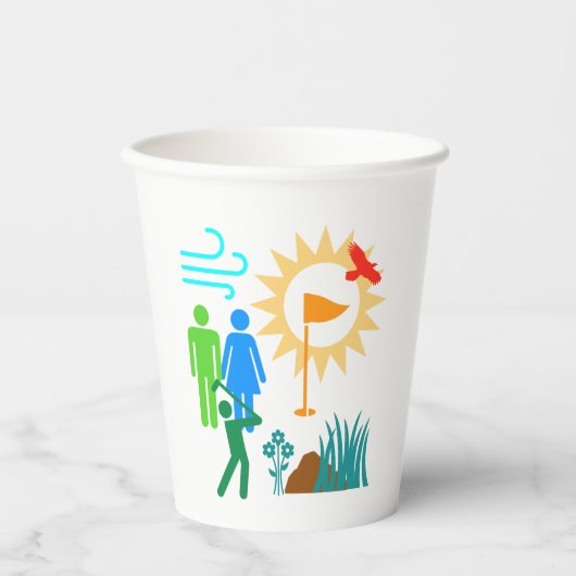 ゴルフデー 紙コップ (正面)