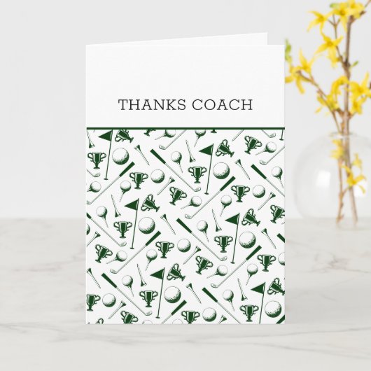 ゴルフトロフィークラブカスタム文字スポーツハンサム カード (黄色い花)