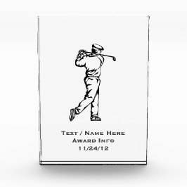 ゴルフトロフィー 表彰盾