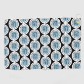 ゴルフトーナメントまたはイベントカスタムのロゴパーソナライズされた ゴルフタオル (横)