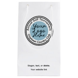 ゴルフトーナメントまたはイベントカスタムのロゴパーソナライズされた スモールペーパーバッグ
