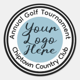 ゴルフトーナメントまたはイベントカスタムのロゴパーソナライズされた ラウンドシール