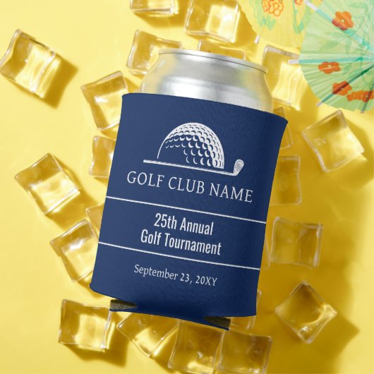 ゴルフトーナメントアウティングカスタムブルー 缶クーラー (インサイチュ 夏)