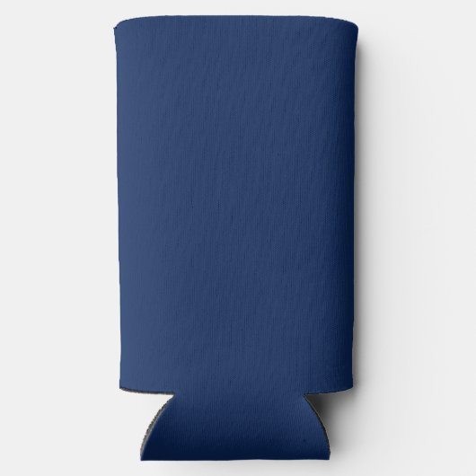 ゴルフトーナメントアウトティンブルーカスタム文字スキニー スリム缶クーラー (裏面)