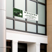 ゴルフトーナメントイベントバナー 横断幕 (ビルの外側)