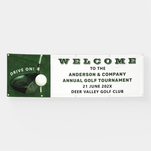 ゴルフトーナメントイベントバナー 横断幕 (横)