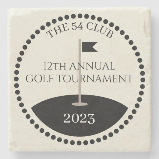 ゴルフトーナメントクラブ名 ストーンコースター (正面)