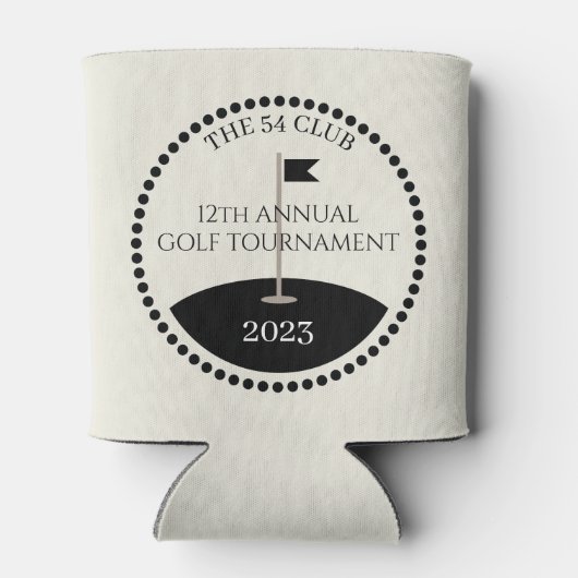 ゴルフトーナメントクラブ名 缶クーラー (裏面)