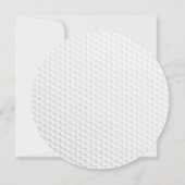 ゴルフトーナメントゴルフボール招待状 招待状 (裏面)