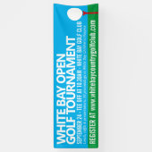 ゴルフトーナメントシンプルゴルフイベント 横断幕 (縦)