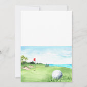 ゴルフトーナメント年次招待状 招待状 (裏面)