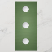 ゴルフトーナメント披露宴⛳ディナーメニュー メニュー (裏面)