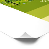 ゴルフトーナメント招待状パーソナライズ ポスター (コーナー)