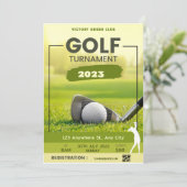 ゴルフトーナメント招待状パーソナライズ 招待状 (スタンド正面)