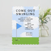 ゴルフトーナメント招待状 招待状 (スタンド正面)