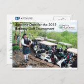 ゴルフトーナリー日付ポストカードの保存 案内ポストカード (正面/裏面)