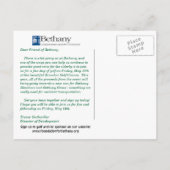 ゴルフトーナリー日付ポストカードの保存 案内ポストカード (裏面)