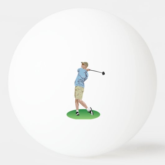 ゴルフドライブ 卓球ボール (正面)