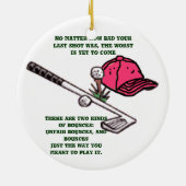 「ゴルフナットオーナメント」 セラミックオーナメント (裏面)