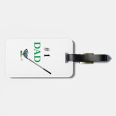 ゴルフナンバーワンパパ、ゴルフクラブカッコいい、 ラゲッジタグ (裏面横)