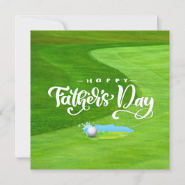 ゴルフハッピーパパの日ゴルフ場でボールと