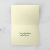 ゴルフハッピーファーザーズデイカード カード (内部)