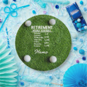 ゴルフハッピーリタイアメントクイーン退職した紙プラット ペーパープレート (パーティー)