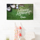 ゴルフハッピーリタイア 横断幕 (インサイチュ)