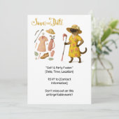 ゴルフハワイアン女子ゴルファーAT THE GREEN 招待状 (スタンド正面)