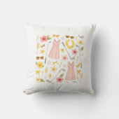 ゴルフハワイアン結婚をテーマにしたゴルファー愛好家 クッション (正面)