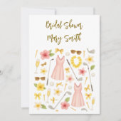 ゴルフハワイアン結婚をテーマにしたゴルファー愛好家 招待状 (正面)