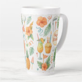 ゴルフハワイハワイアンギフト誕生日 カフェラテマグ (右アングル)