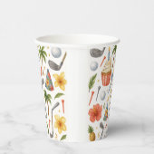 ゴルフハワイハワイアンギフト誕生日 紙コップ (右)