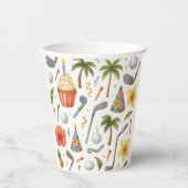 ゴルフハワイハワイアンギフト誕生日 紙コップ (正面)