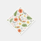 ゴルフハワイハワイアンパーティー スタンダードカクテルナプキン (角)