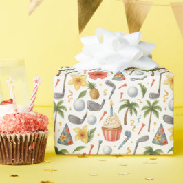 ゴルフハワイハワイアンパーティー ラッピングペーパー