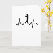 ゴルフハートビートゴルフ服女性男子 カード (黄色い花)