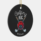 ゴルフバグスポーツゲグノベルティゴルフ セラミックオーナメント (右)