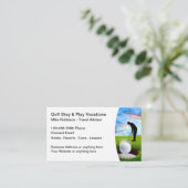 ゴルフバケーション旅行パッケージエージェント 名刺 (スタンド正面)